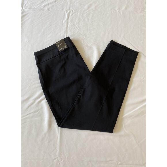 Alfani Womens Black Tummy Control Skinny Stretch Pants Business Size 14S - Picture 2 of 10